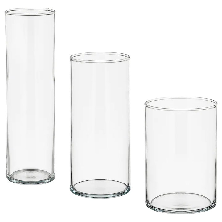 Cylinder Vase Hire – 20cm