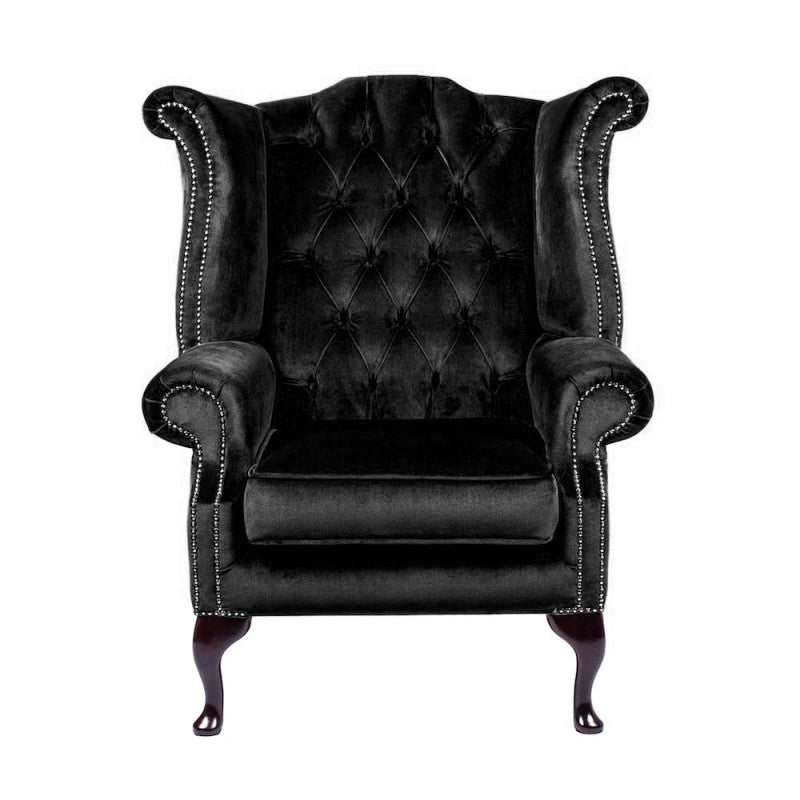 Velvet Wingback Chair Hire - Rental