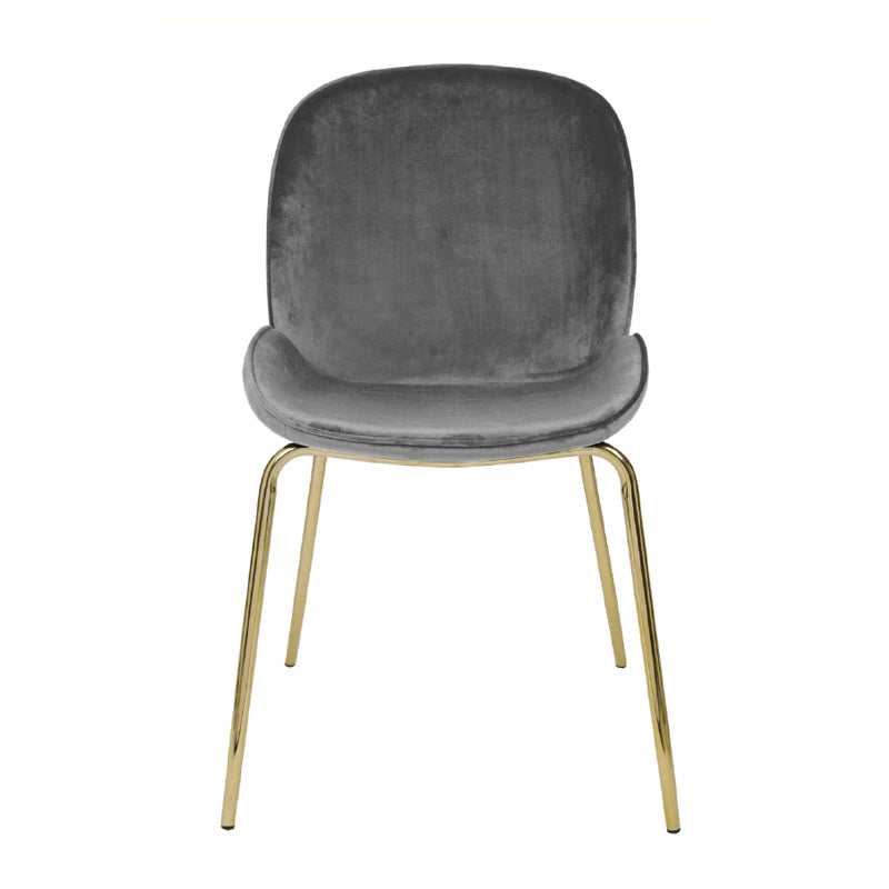 Milan Grey Velvet Dining Chair Hire - Rental