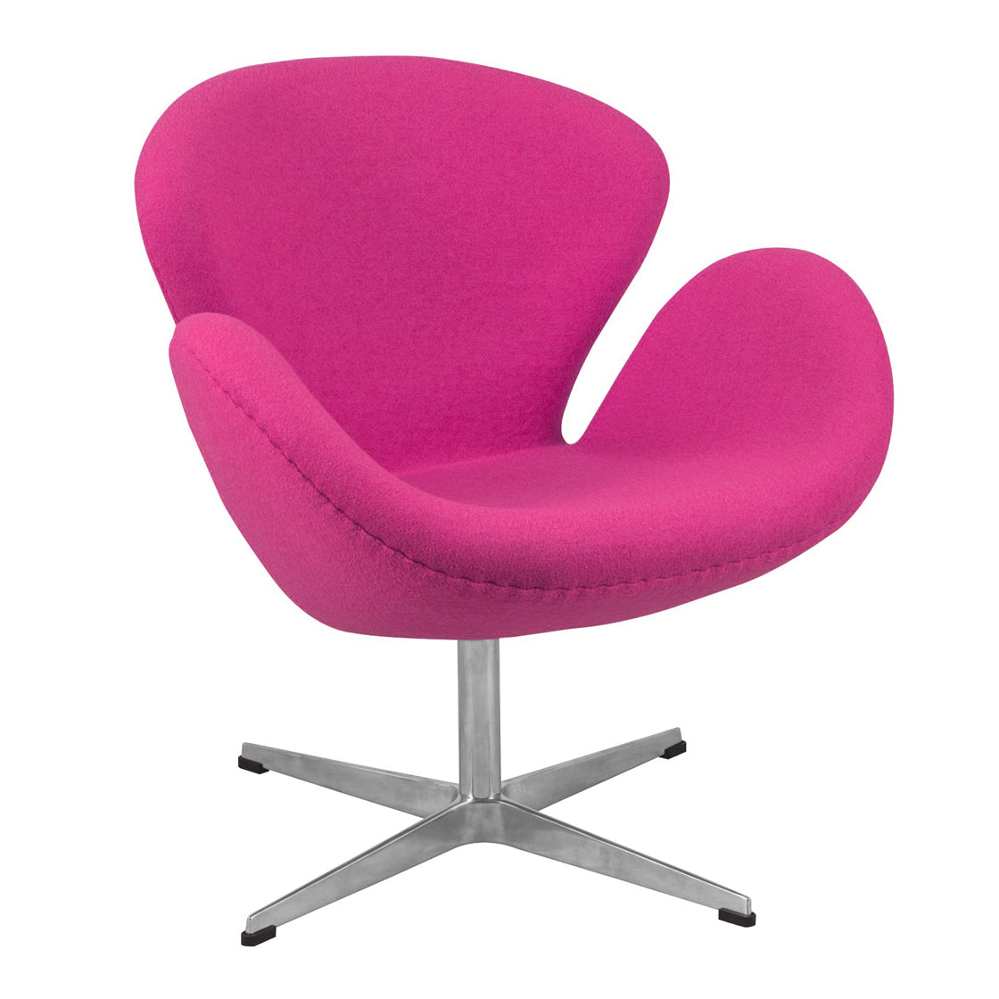 Pink Fabric Swan Inspired Chair Hire-Rental