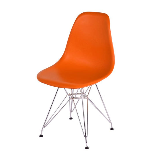 Orange Eames Inspired Eiffel Chair Hire - Rental