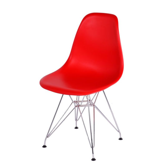 Red Eames Inspired Eiffel Chair Hire - Rental